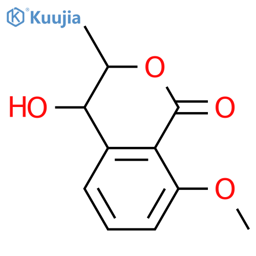 3,4-Dihydro-4,8-dihydroxy-3-methyl-1H-2-benzopyran-1-one; (3R,4S)-form, 8-Me ether structure