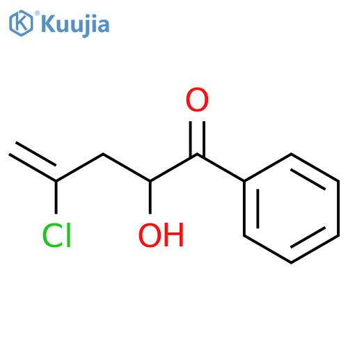 4-Penten-1-one, 4-chloro-2-hydroxy-1-phenyl- structure