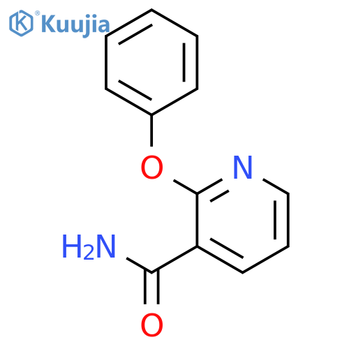 3-Pyridinecarboxamide,2-phenoxy- structure