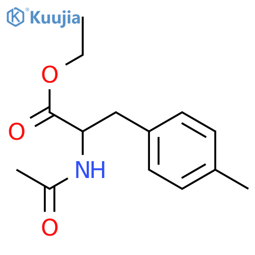 N-Acetyl-DL-(4-methylphenyl)alanine ethyl ester structure