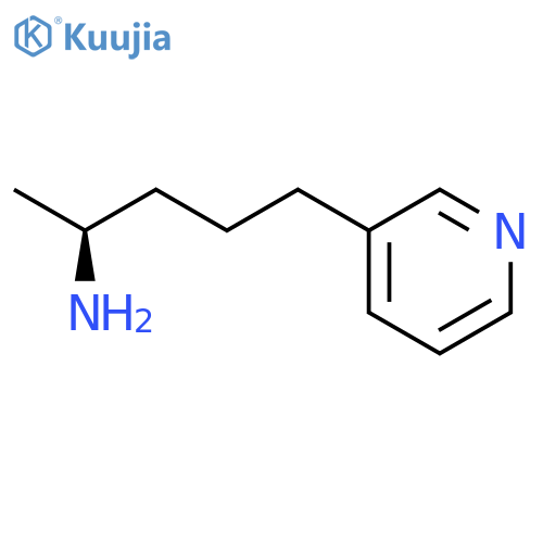 3-Pyridinebutanamine, a-methyl-, (S)- (9CI) structure