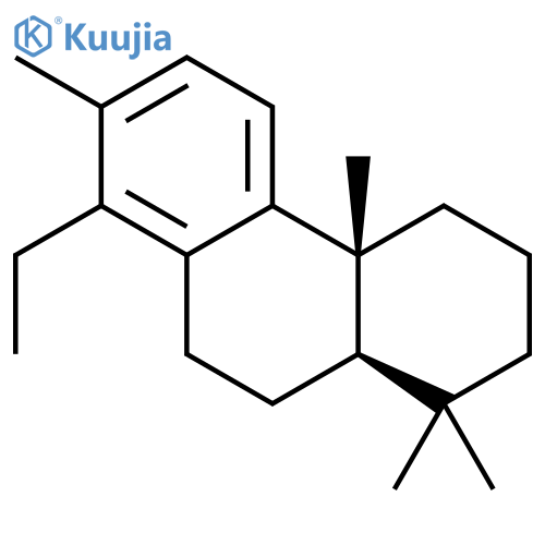 Phenanthrene, 8-ethyl-1,2,3,4,4a,9,10,10a-octahydro-1,1,4a,7-tetramethyl-, (4aR,10aR)-rel- structure