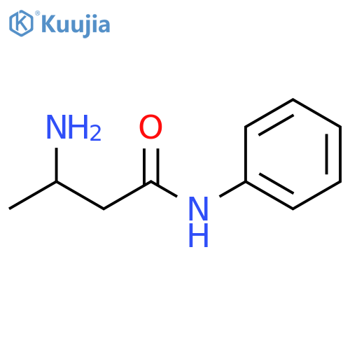 3-AMINO-N-PHENYLBUTANAMIDE structure
