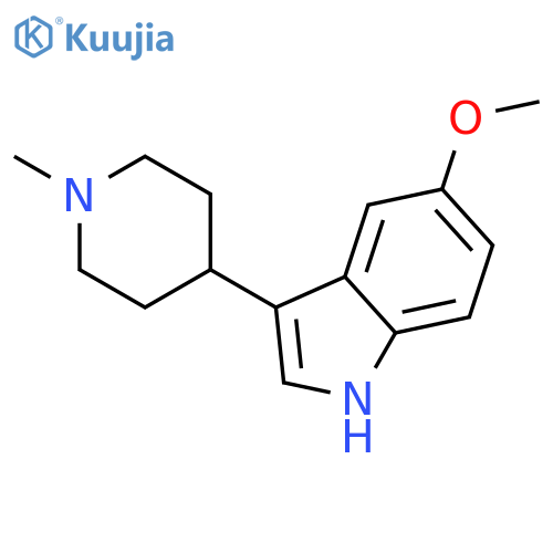 5-Methoxy-3-(1-methylpiperidin-4-yl)-1H-indole structure