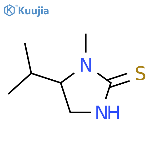 2-Imidazolidinethione,1-methyl-5-(1-methylethyl)- structure
