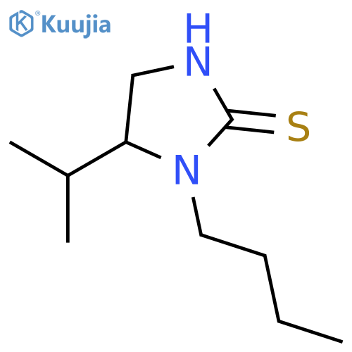 2-Imidazolidinethione,1-butyl-5-(1-methylethyl)- structure