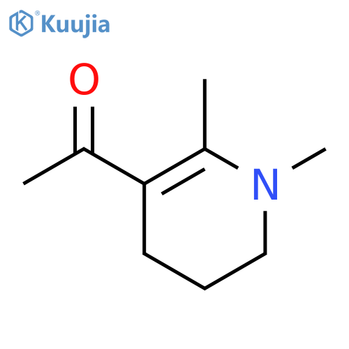 Ethanone,1-(1,4,5,6-tetrahydro-1,2-dimethyl-3-pyridinyl)- structure