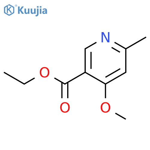 Ethyl 4-methoxy-6-methylnicotinate structure