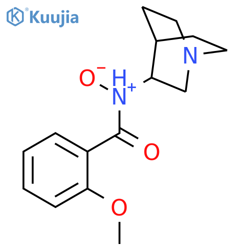 Benzamide, N-1-azabicyclo[2.2.2]oct-3-yl-2-methoxy-, N-oxide structure