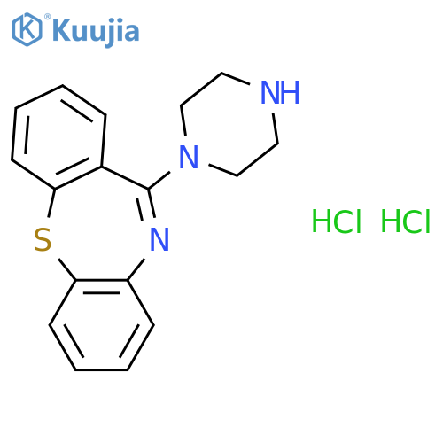 N-Des2-(2-hydroxyethoxy)ethyl Quetiapine Dihydrochloride structure