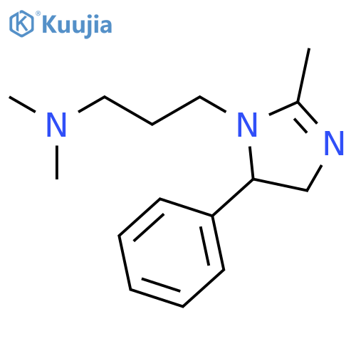 1H-Imidazole-1-propanamine,4,5-dihydro-N,N,2-trimethyl-5-phenyl- structure