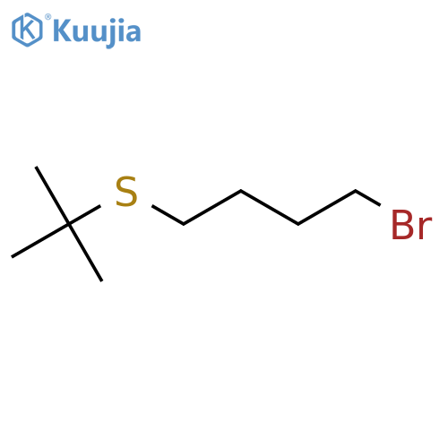 Butane, 1-bromo-4-[(1,1-dimethylethyl)thio]- structure