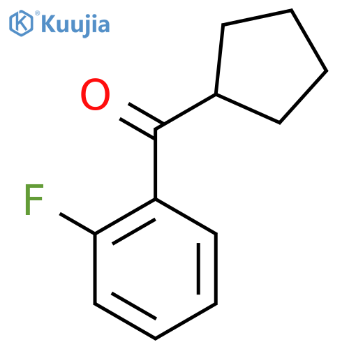 2-FLUOROPHENYL CYCLOPENTYL KETONE structure