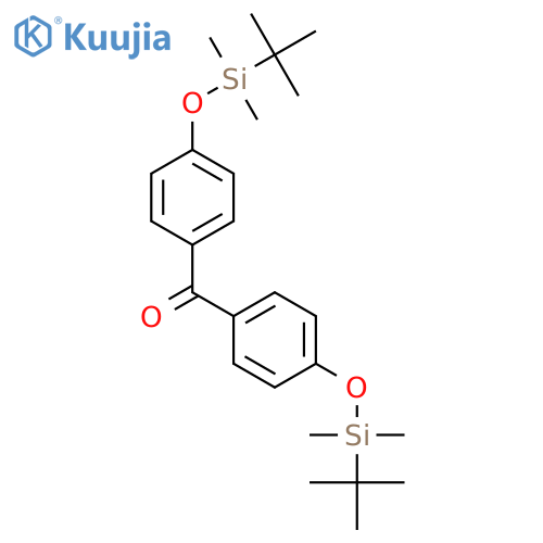bis[4-[tert-butyl(dimethyl)silyl]oxyphenyl]methanone structure