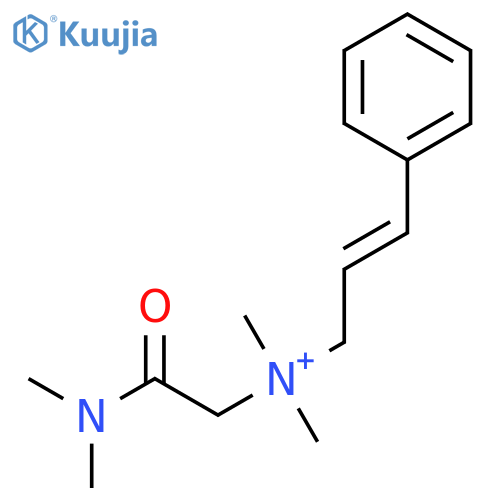 2-Propen-1-aminium, N-[2-(dimethylamino)-2-oxoethyl]-N,N-dimethyl-3-phenyl- structure