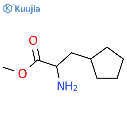 Methyl 2-amino-3-cyclopentylpropanoate structure