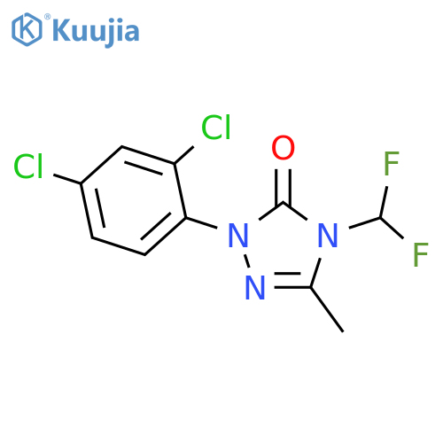 2-(2,4-Dichlorophenyl)-4-(difluoromethyl)-2,4-dihydro-5-methyl-3h-1,2,4-triazol-3-one structure