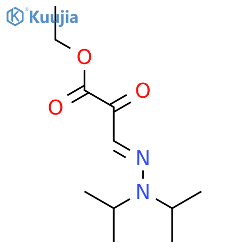 Propanoic acid, 3-[bis(1-methylethyl)hydrazono]-2-oxo-, ethyl ester structure