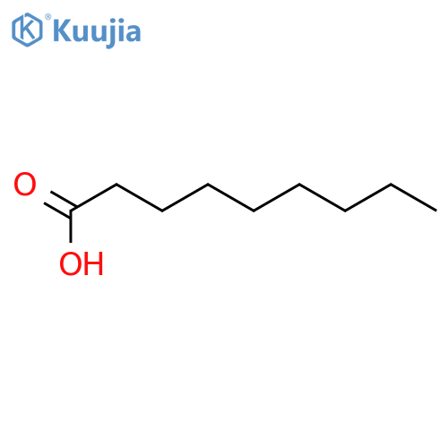 Nonanoic acid structure