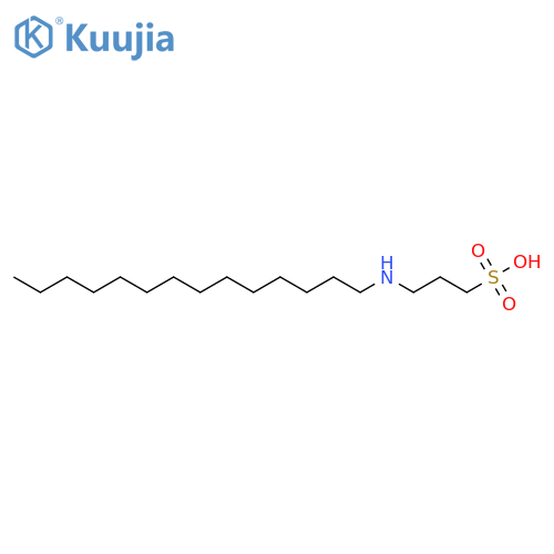 1-Propanesulfonic acid, 3-(tetradecylamino)- structure