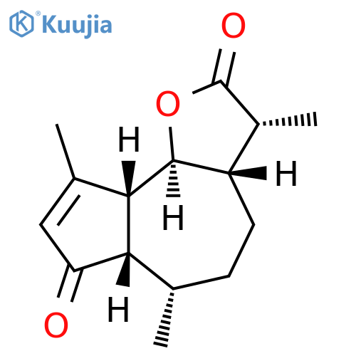 Azuleno[4,5-b]furan-2,7-dione, 3,3a,4,5,6,6a,9a,9b-octahydro-3,6,9-trimethyl-, (3R,3aS,6S,6aS,9aR,9bS)- structure