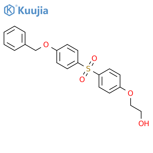 2-[4-(4-phenylmethoxyphenyl)sulfonylphenoxy]ethanol structure