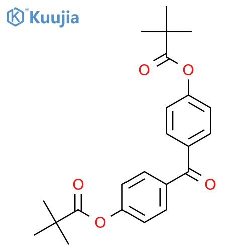 4,4’-Bis(trimethylacetoxy)benzophenone structure