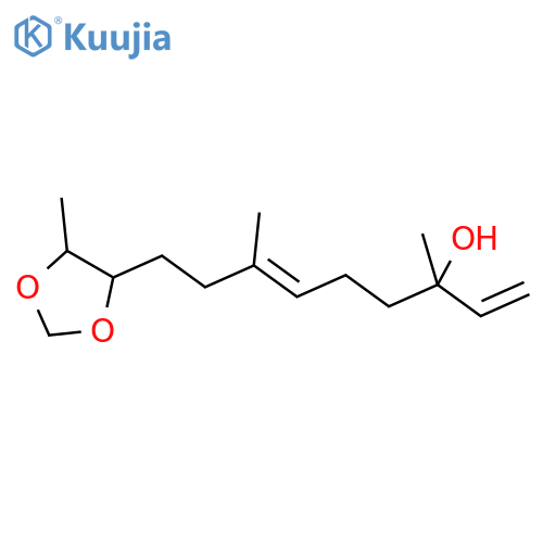 1,6-Nonadien-3-ol, 3,7-dimethyl-9-(5-methyl-1,3-dioxolan-4-yl)- structure