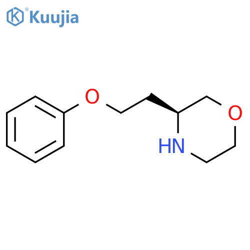 Morpholine, 3-(2-phenoxyethyl)-, (S)- structure