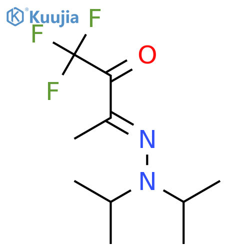 2,3-BUTANEDIONE, 1,1,1-TRIFLUORO-, 3-[BIS(1-METHYLETHYL)HYDRAZONE] structure