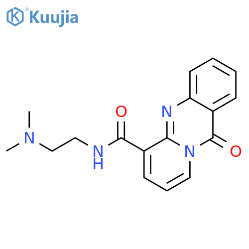 11H-Pyrido[2,1-b]quinazoline-6-carboxamide,N-[2-(dimethylamino)ethyl]-11-oxo- structure