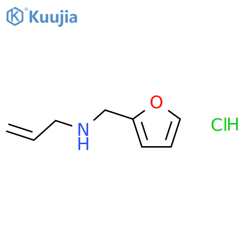 2-Furanmethanamine, N-2-propenyl-, hydrochloride structure