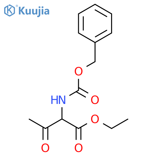 ethyl 3-oxo-2-(phenylmethoxycarbonylamino)butanoate structure
