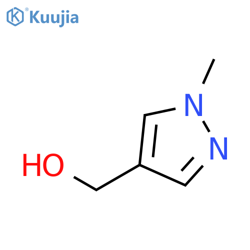 (1-Methyl-1H-pyrazol-4-yl)methanol structure