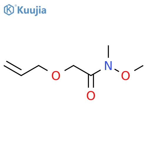 N-Methoxy-N-methyl-2-prop-2-enoxyacetamide structure