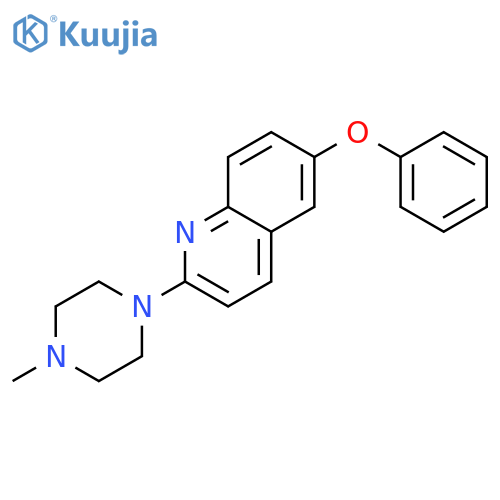Quinoline, 2-(4-methyl-1-piperazinyl)-6-phenoxy- structure