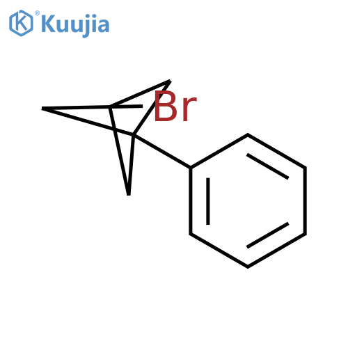 1-bromo-3-phenylbicyclo1.1.1pentane structure