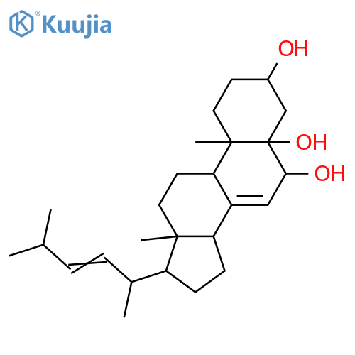 26,27-Dinorergosta-7,22-diene-3,5,6-triol; (3β,5α,6β,22E)-form structure