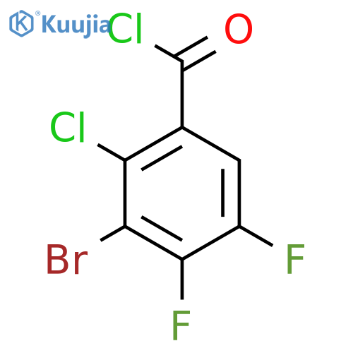Benzoyl chloride, 3-bromo-2-chloro-4,5-difluoro- structure