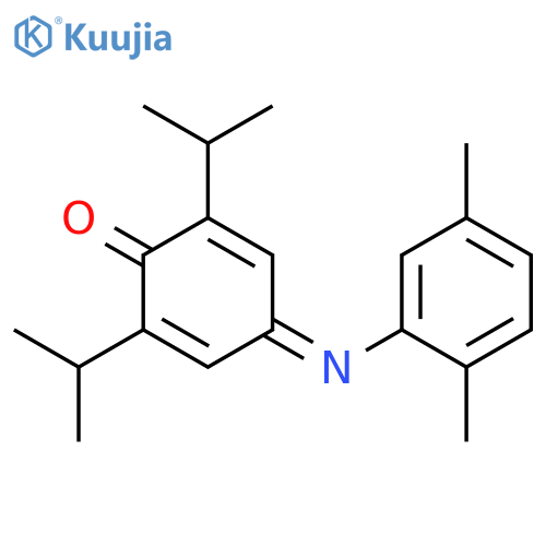 2,5-Cyclohexadien-1-one, 4-[(2,5-dimethylphenyl)imino]-2,6-bis(1-methylethyl)- structure
