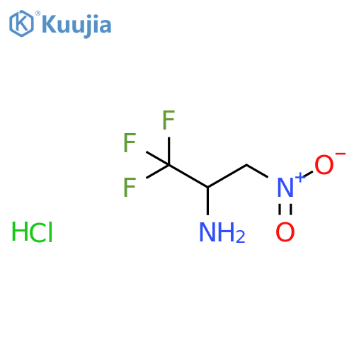 2-Amino-3,3,3-trifluoro-1-nitropropane hydrochloride structure