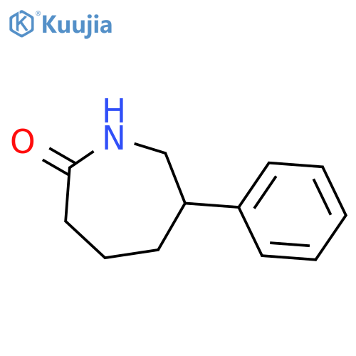Hexahydro-6-phenyl-2H-azepin-2-one structure