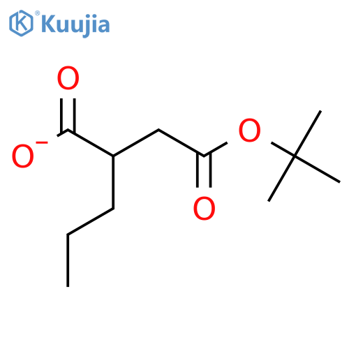 (R)-2-(2-(tert-butoxy)-2-oxoethyl)pentanoic acid structure