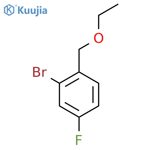 2-Bromo-1-(ethoxymethyl)-4-fluorobenzene structure
