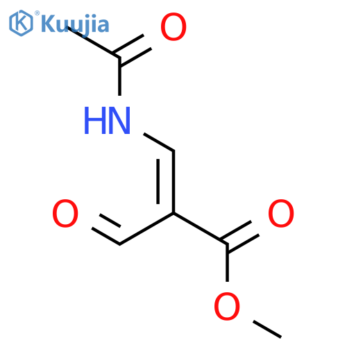 methyl 3-acetamido-2-formylprop-2-enoate structure