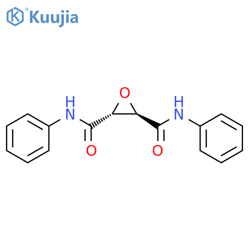 2,3-Oxiranedicarboxamide, N,N'-diphenyl-, (2R,3R)-rel- structure