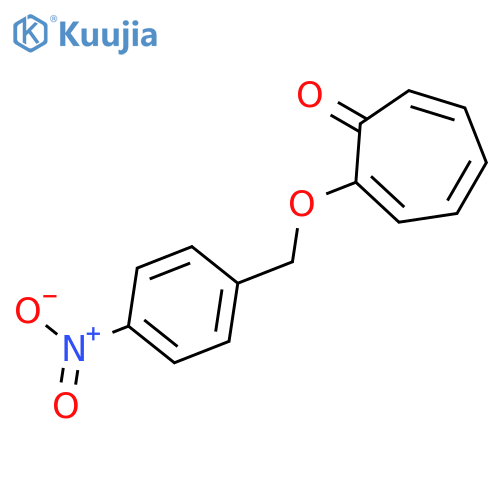 2,4,6-Cycloheptatrien-1-one, 2-[(4-nitrophenyl)methoxy]- structure