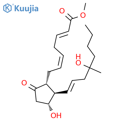 Prosta-2,5,13-trien-1-oic acid, 11,16-dihydroxy-16-methyl-9-oxo-, methyl ester, (2E,5Z,11a,13E)- structure