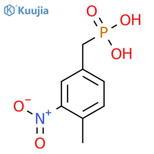 Phosphonic acid, [(4-methyl-3-nitrophenyl)methyl]- structure