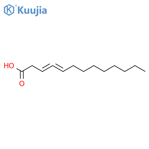 trideca-3,4-dienoic acid structure
